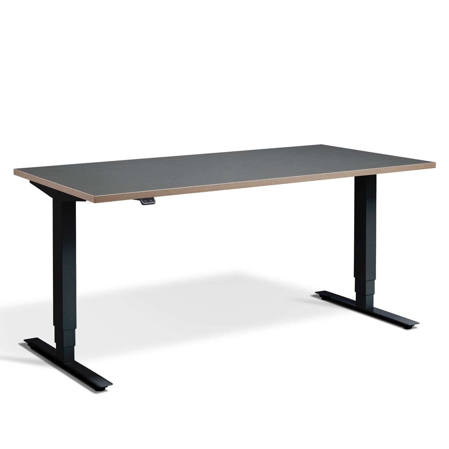Aspen Electric Standing Desk - Black & Graphite - Desks - Standing - Electric | Tollo.co.uk  