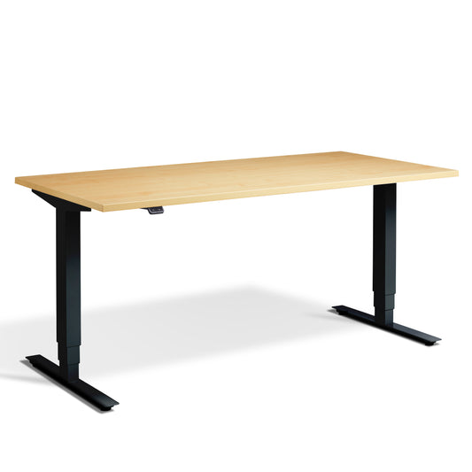 Aspen Electric Standing Desk - Black & Oak - Desks - Standing - Electric | Tollo.co.uk  