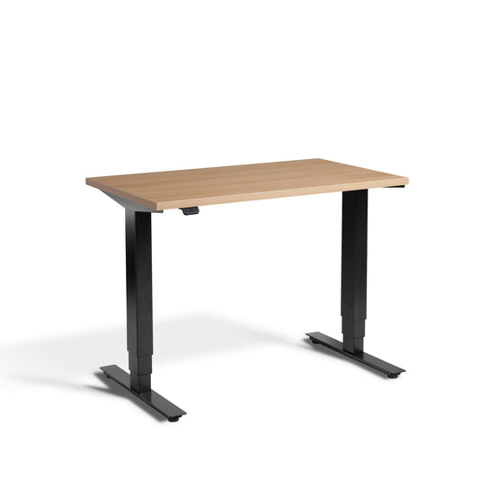 York Electric Sitstand Desk - Black & Oak - Desks - Standing - Electric | Tollo.co.uk  