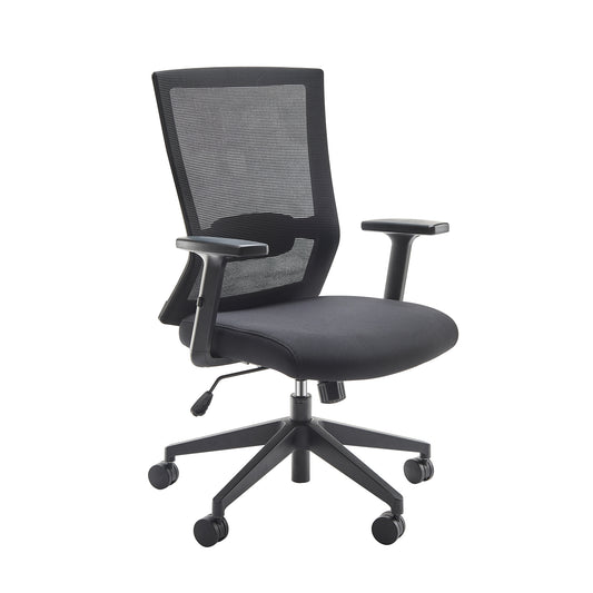 Iron Office Chair - All Black - Task Chair | Tollo.co.uk  