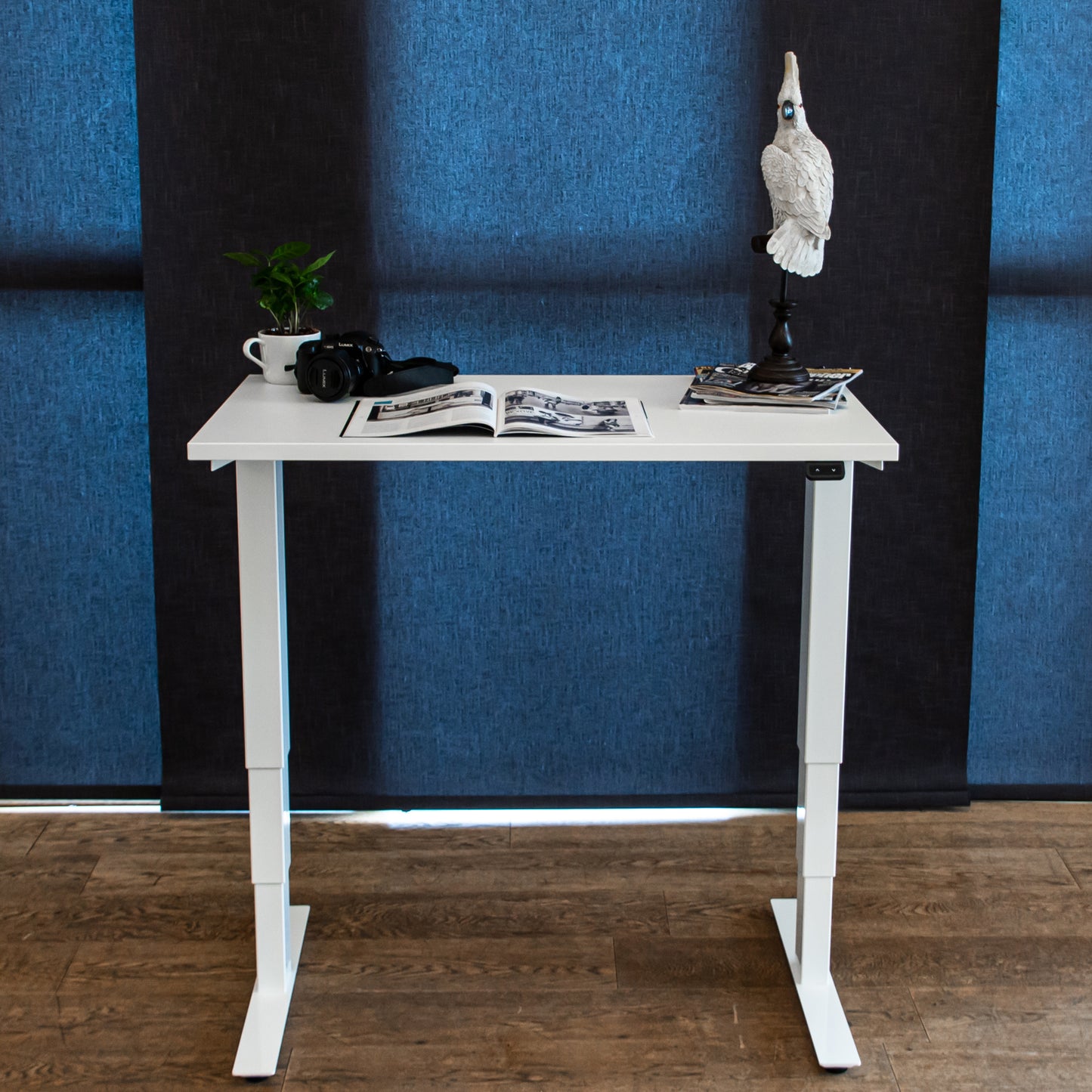 York Electric Sitstand Desk - White & White - Desks - Standing - Electric | Tollo.co.uk  