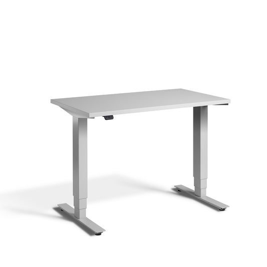 York Electric Sitstand Desk - Silver & Grey - Desks - Standing - Electric | Tollo.co.uk  